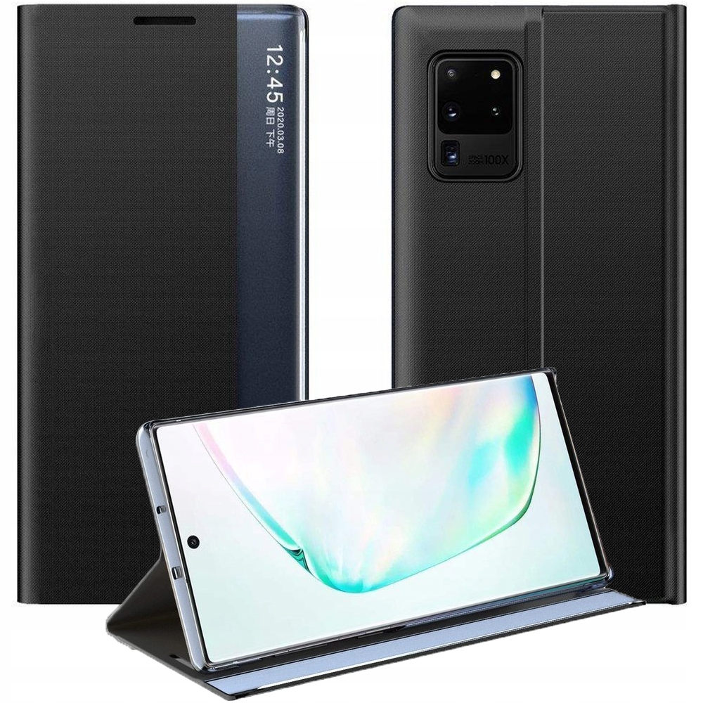 Neue Sleep Case Klapphülle Mit Standfunktion Für Samsung Galaxy M53 5g, Schwarz
