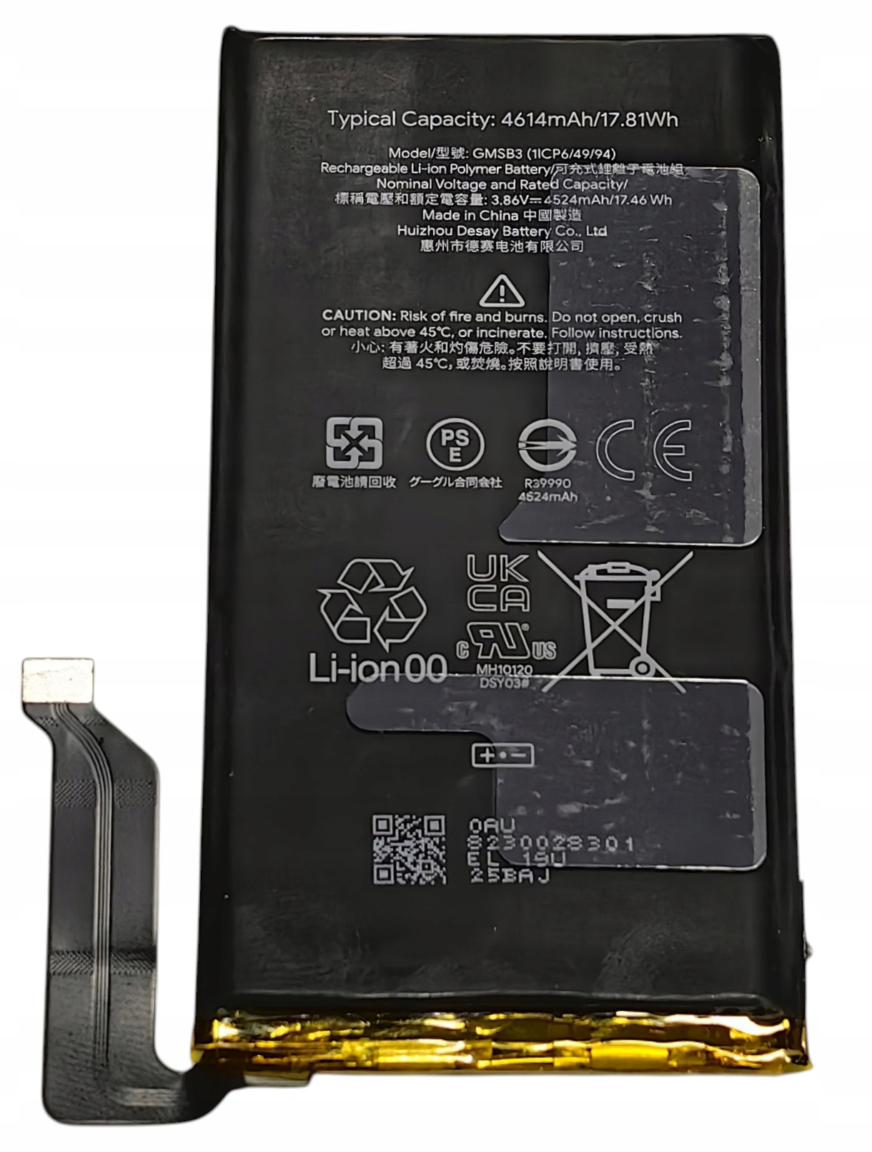 Neuer Gmsb3-akku Für Google Pixel 6 Gb7n6 G9s9b (4614 Mah)