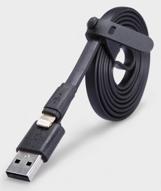 Nillkin 1,2 M Usb-iphone-kabel Mit Lightning-anschluss, 5 V, 2 A, Schwarz, Flach