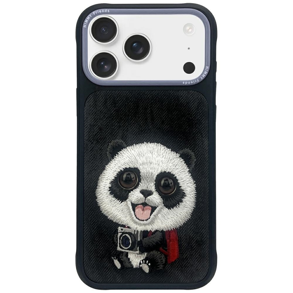 Nimmy Big Eyed Pet 2.0 Panda-hülle Für Iphone 17, Schwarz