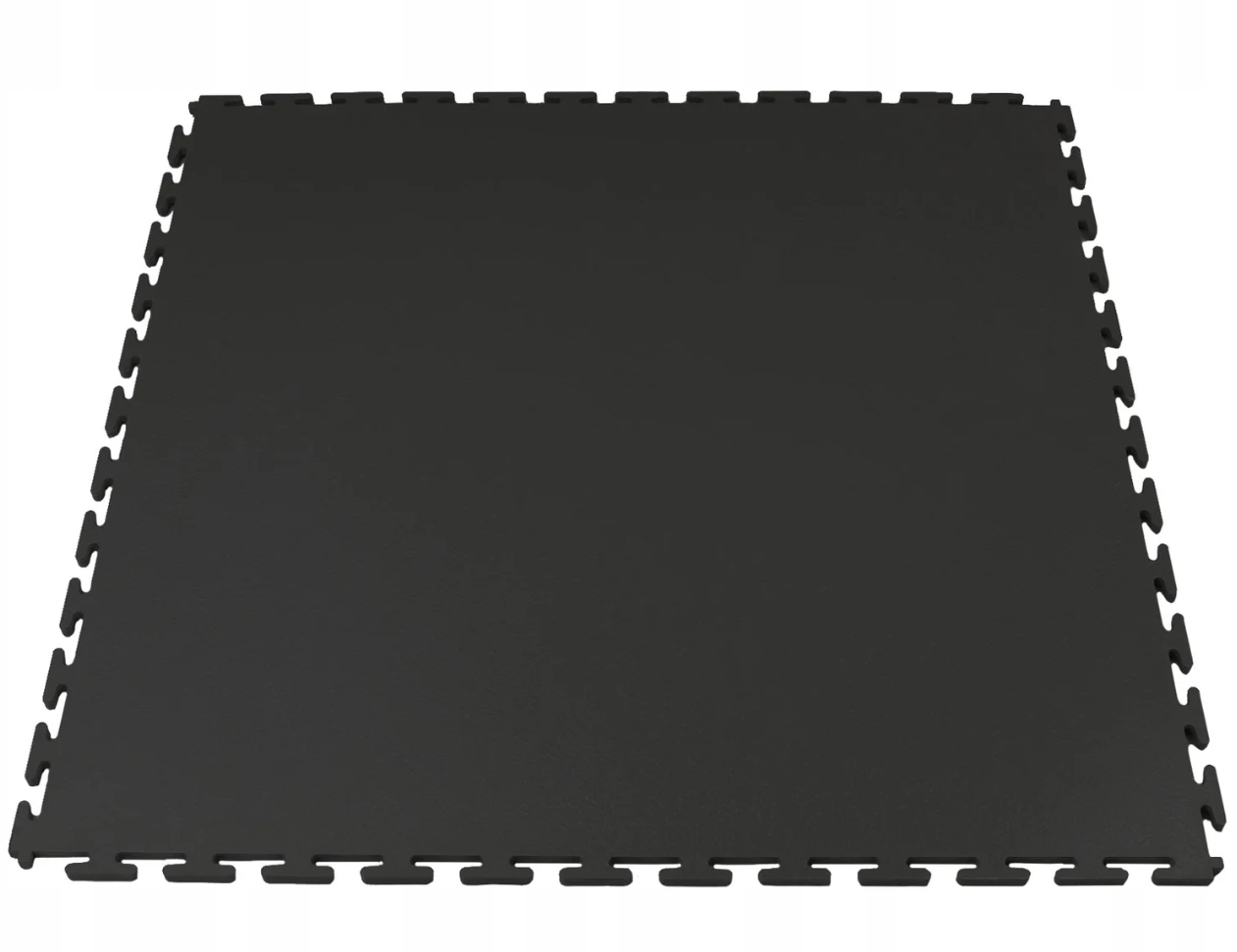 Modulare Pvc-bodenplatte 50x50, Farbe: Schwarz