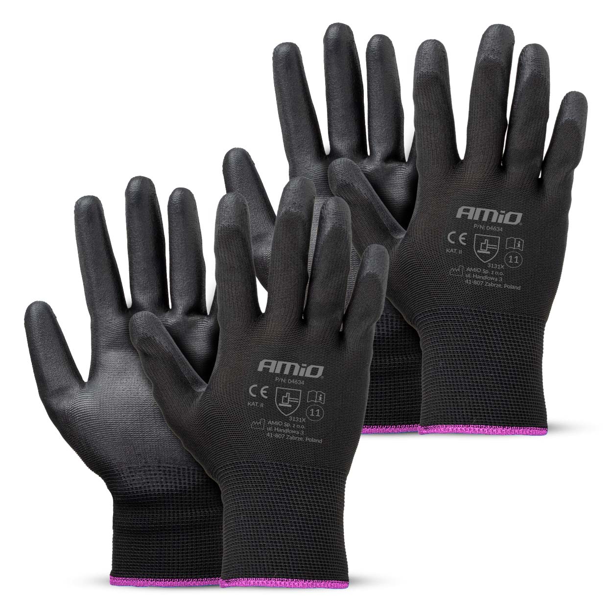 Polyurethan-schutzhandschuhe Größe 11 3131x 4 Stück Amio-04634