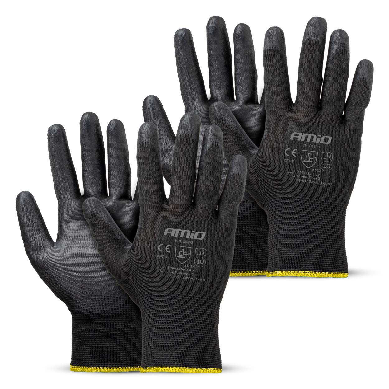 Polyurethan-schutzhandschuhe Größe 10 3131x 4 Stück Amio-04633