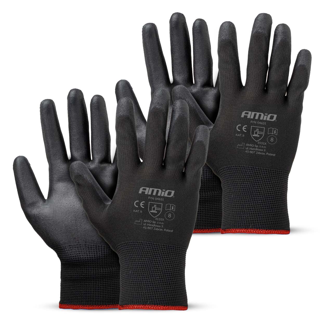 Polyurethan-schutzhandschuhe Größe 8 3131x 4 Stück Amio-04631