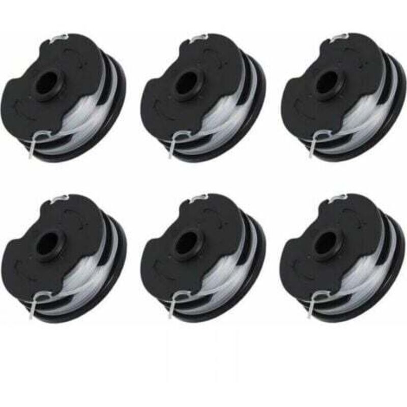 6er-pack Ersatzspulen Für Den Parkside Prta 20-li C3 Akku-freischneider – Ø 1,6 Mm, Aus Strapazierfähigem Nylon