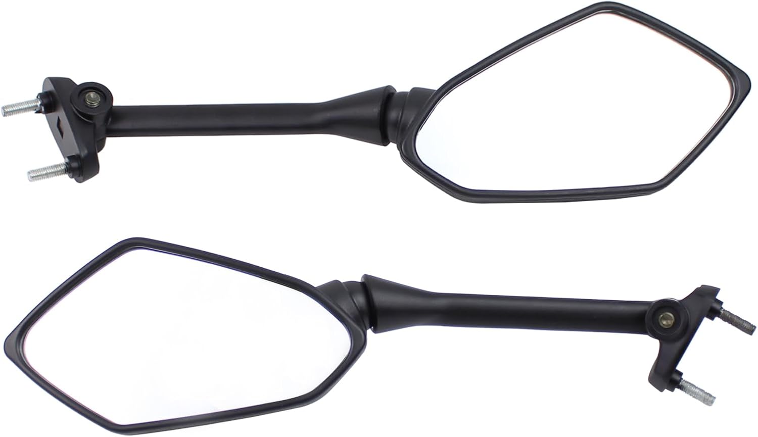 Rückspiegel, Seitenspiegel, Motorradspiegel, Verkleidungsspiegel, Lenkerspiegel, Schwarz, Vorne Links Und Rechts Für Kawasaki Er6f Er6n Er 6f Er 6n Er-6f Er-6n Abs 2009-2011