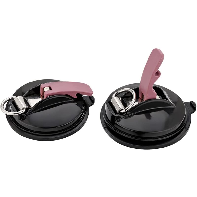 2-teiliges Multifunktionales Saugnapf-set Für Autos, Max. Tragkraft 22 Kg, Für Planen, Sonnenschutz Und Fahrzeugbefestigungszubehör