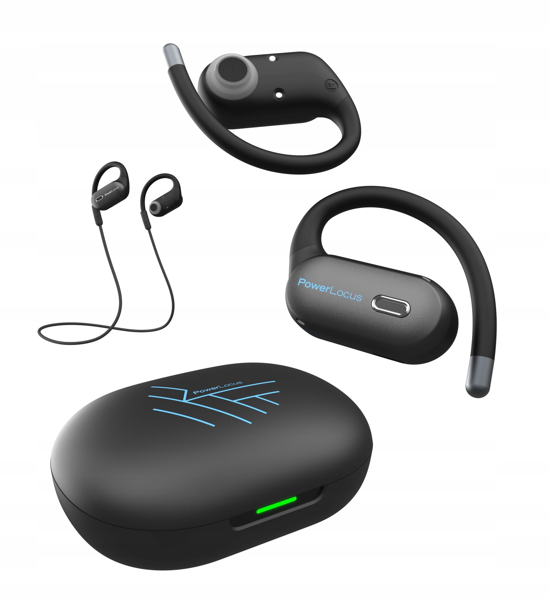Powerlocus Bluetooth-kopfhörer Für Kinder, Stoßfest Bis 85 Db, Hypoallergen, 30 Stunden Akkulaufzeit