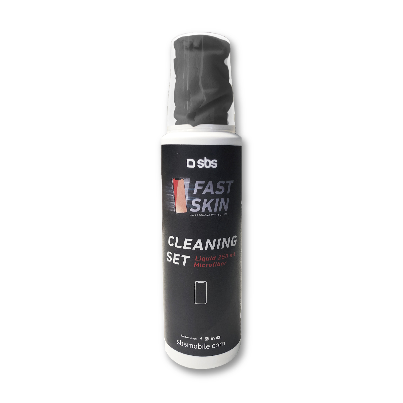 Smartphone-bildschirmreiniger Mit Mikrofasertuch, 250 Ml Set