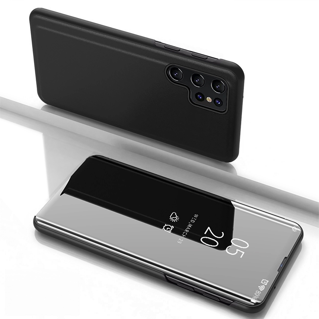 Schutzhülle Für Samsung Galaxy S25 Ultra Clear View Case – Schwarz