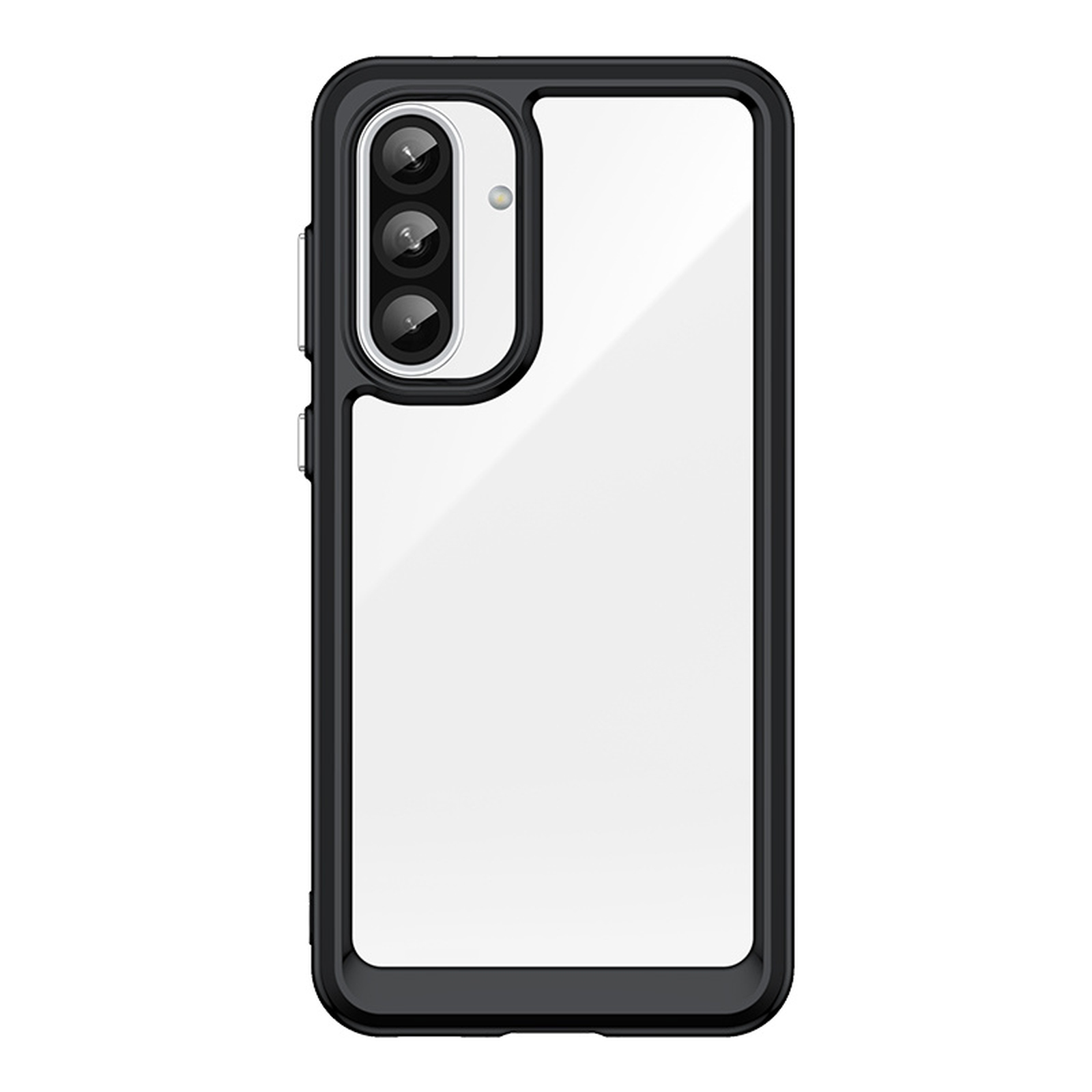 Samsung Galaxy A36 Weltraum-schutzhülle Mit Flexiblem Rahmen – Schwarz