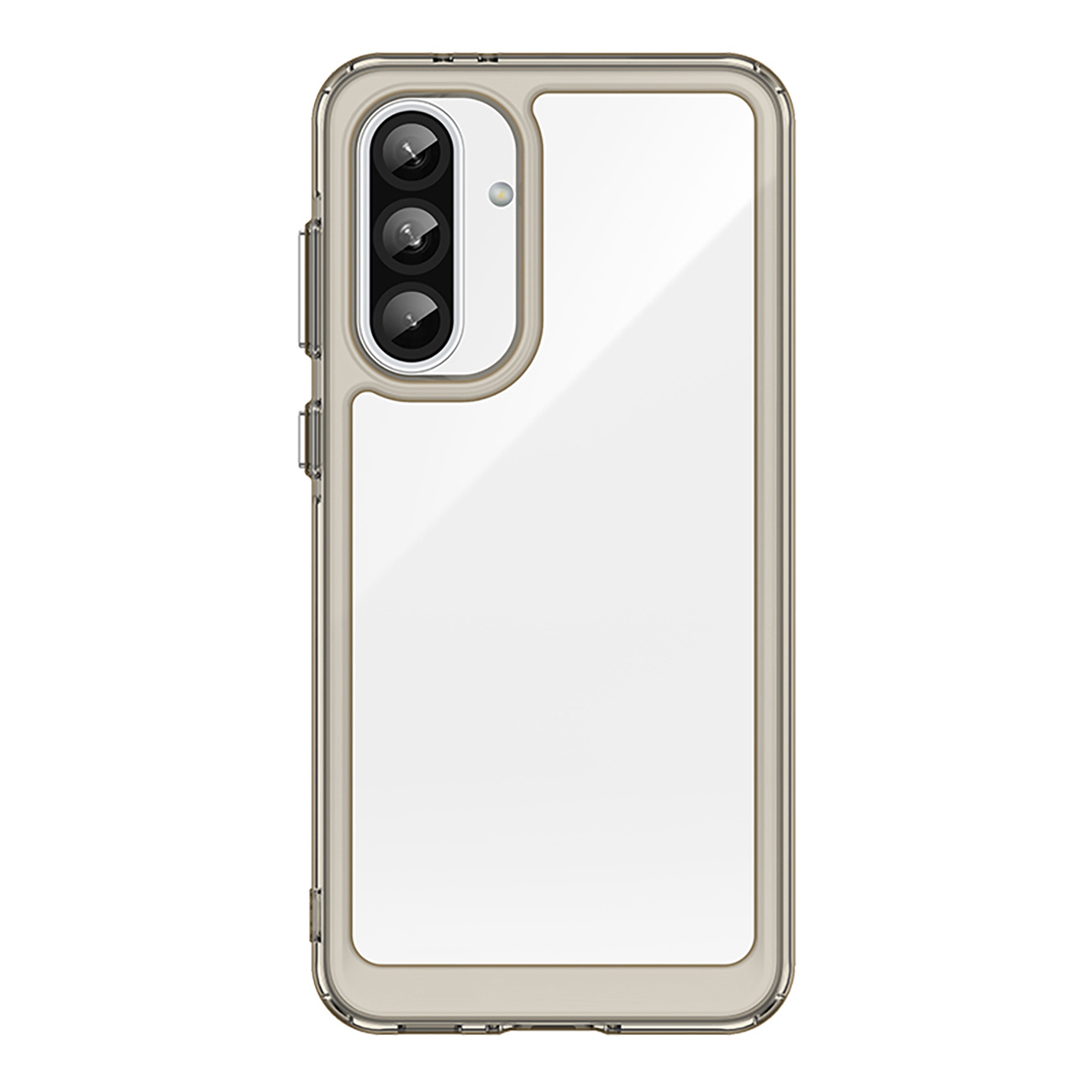 Samsung Galaxy A36 Weltraum-hülle Mit Flexiblem Rahmen – Transparent Schwarz