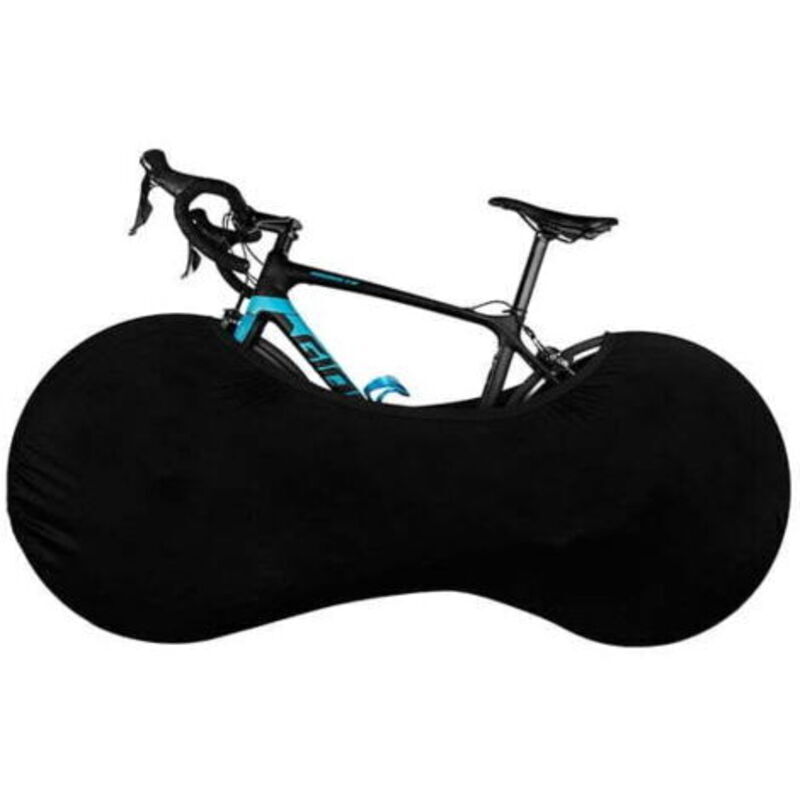 Staubdichte Fahrradabdeckung, Elastischer Kettenschutz Für Fahrradräder / Schwarz