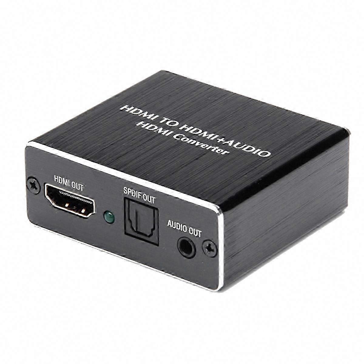 Hdmi-zu-optischer-audio-konverter, Spdif-stereo-extraktor Für Digitales Audio, 4k-kompatibel, Für Fernseher, Pc, Ps5, Blu-ray-player, Mit Usb-stromkabel
