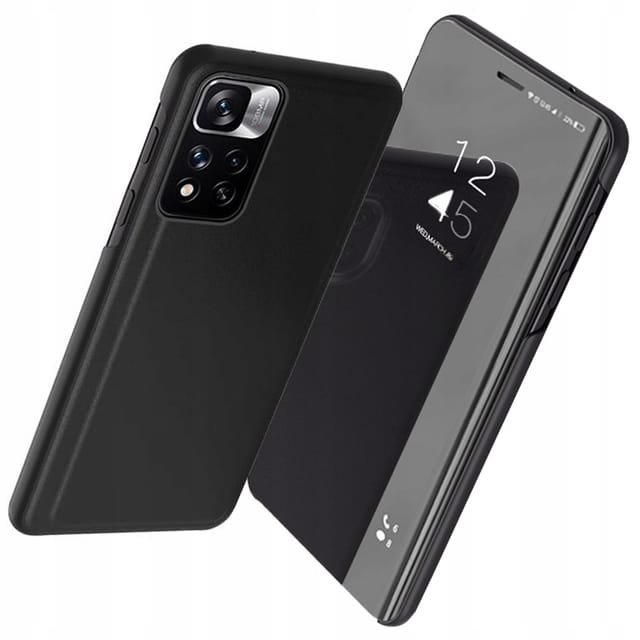 Clear View Schutzhülle Für Realme C33, Schwarz