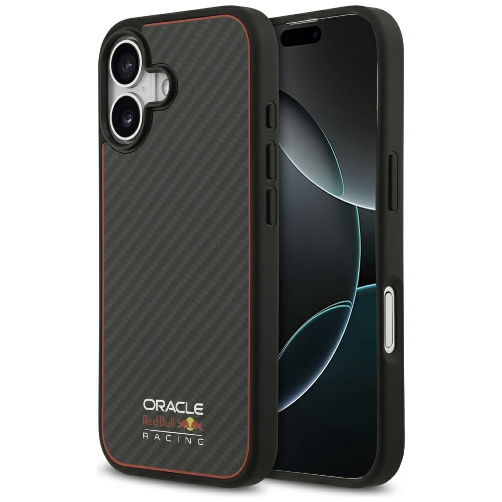 Red Bull Kevlar Logo Matt Magsafe Hülle Für Iphone 17 Schwarz