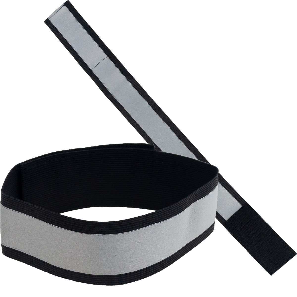 Tg71299-3 Schwarzes Reflektierendes Armband Für Laufen, Radfahren, Handgelenk, Arm, Klettverschluss, Bhp