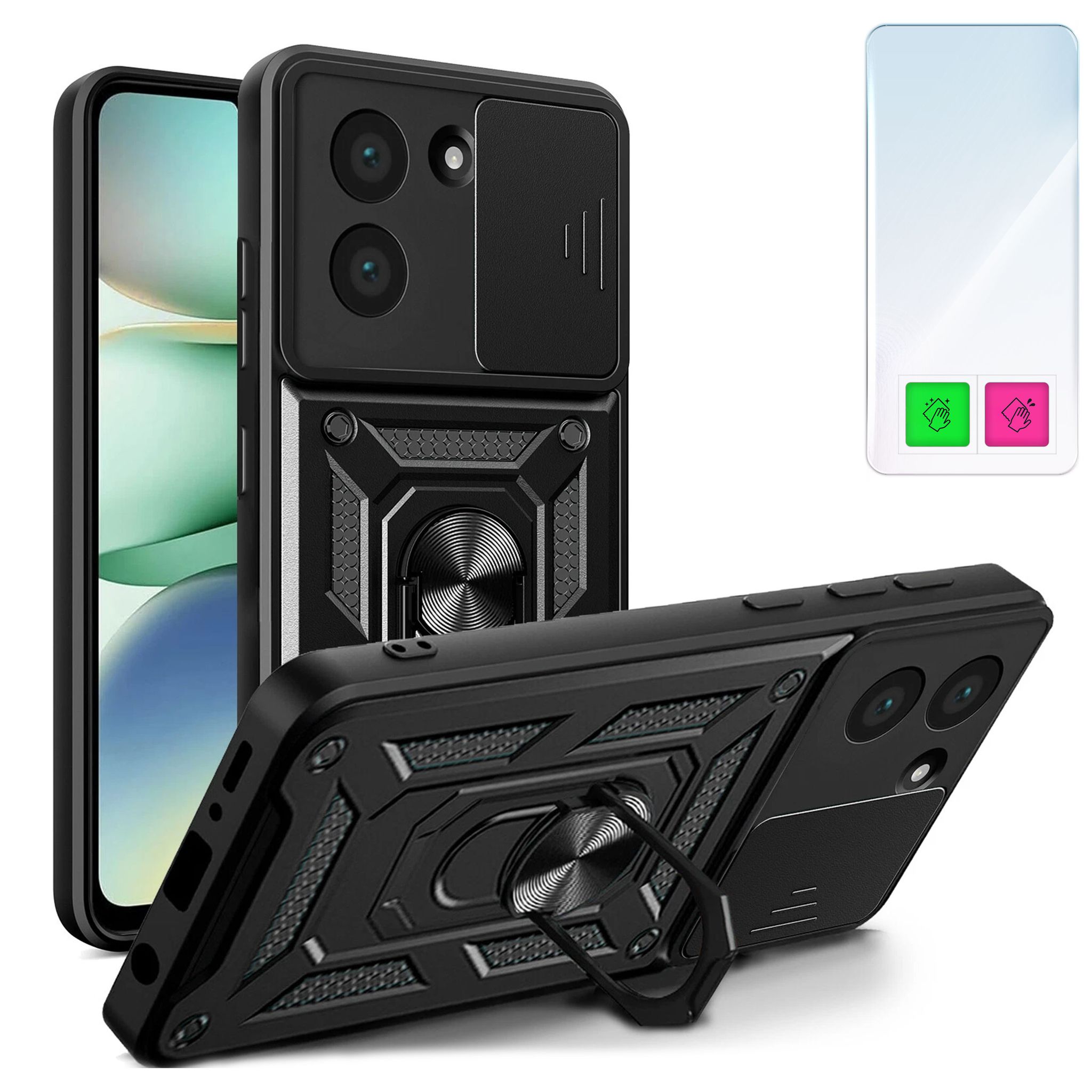 Schutzhülle Für Xiaomi Redmi A5 171 Mm, Panzerschutzhülle + Glas