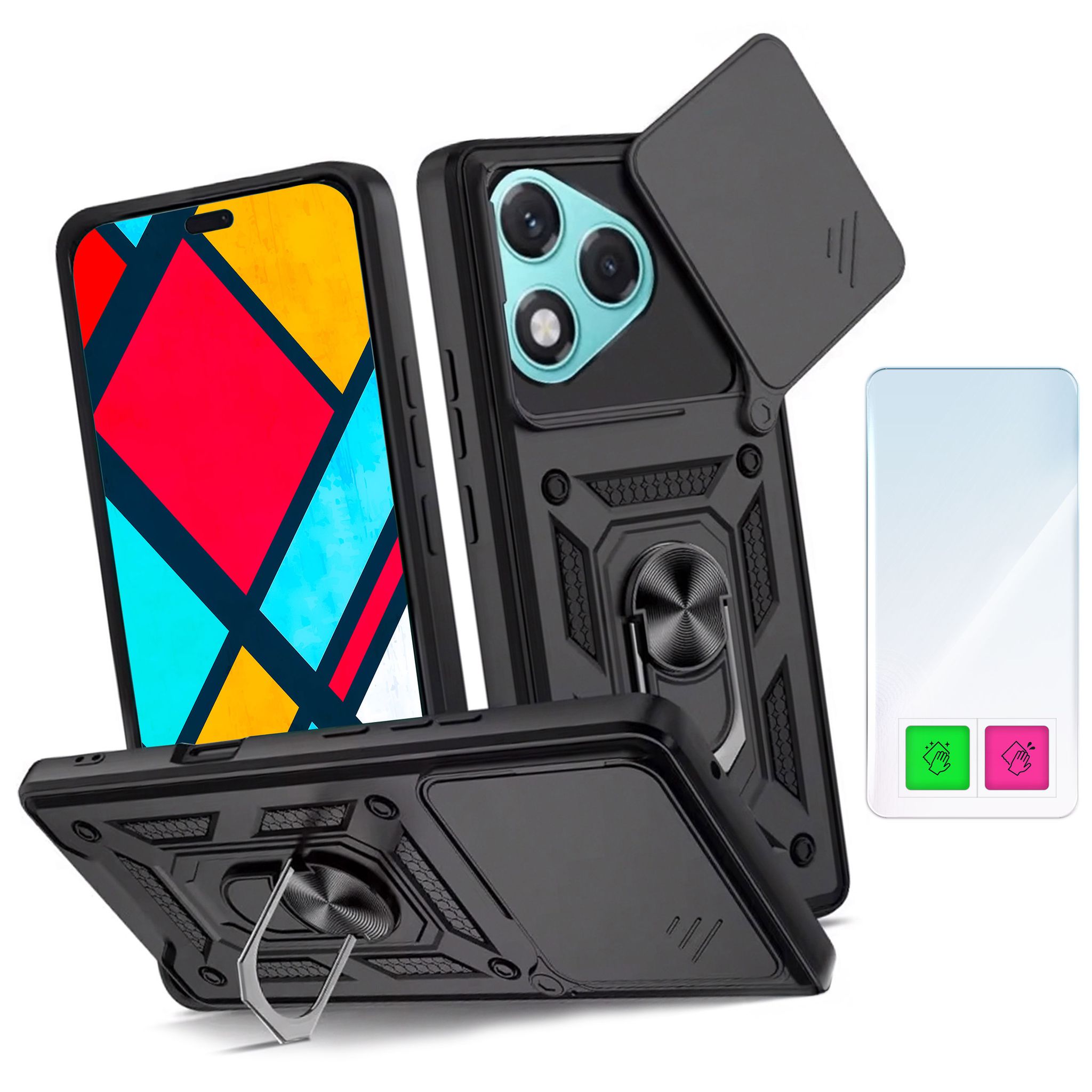 Schutzhülle Für Honor 400 Lite (panzerschutzhülle + 9h-glas)