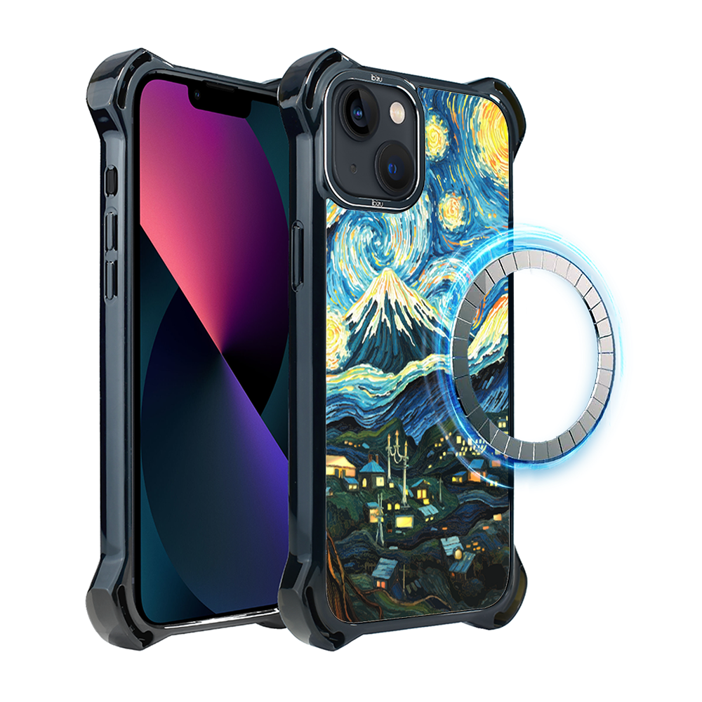 Iphone 13 Ibizu Dropguard Ultra Hülle Mit Magsafe, Van Gogh, Sternennacht