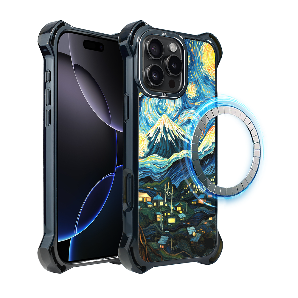 Iphone 16 Pro Max Ibizu Dropguard Ultra Hülle Mit Magsafe, Van Gogh, Sternennacht