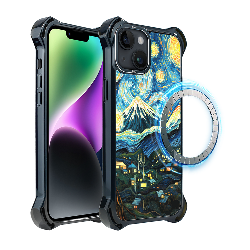 Iphone 14 Plus Ibizu Dropguard Ultra Hülle Mit Magsafe, Van Gogh, Sternennacht