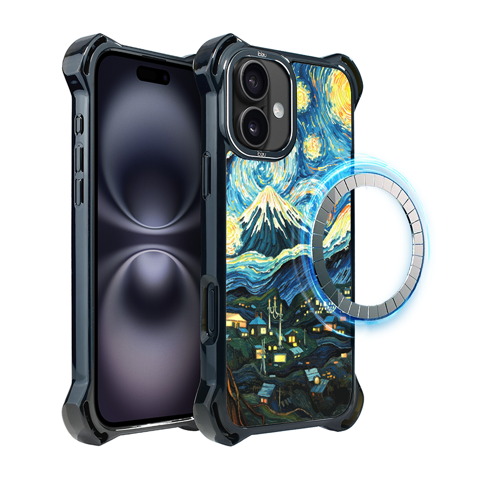 Iphone 16 Plus Ibizu Dropguard Ultra Hülle Mit Magsafe, Van Gogh, Sternennacht