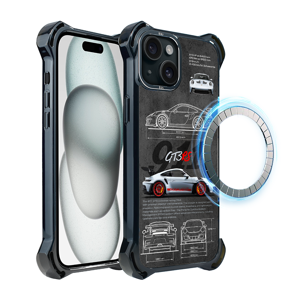 Hülle Für Iphone 15 Ibizu Dropguard Ultra Mit Magsafe, Techdrive, 911 Gt3 Rs