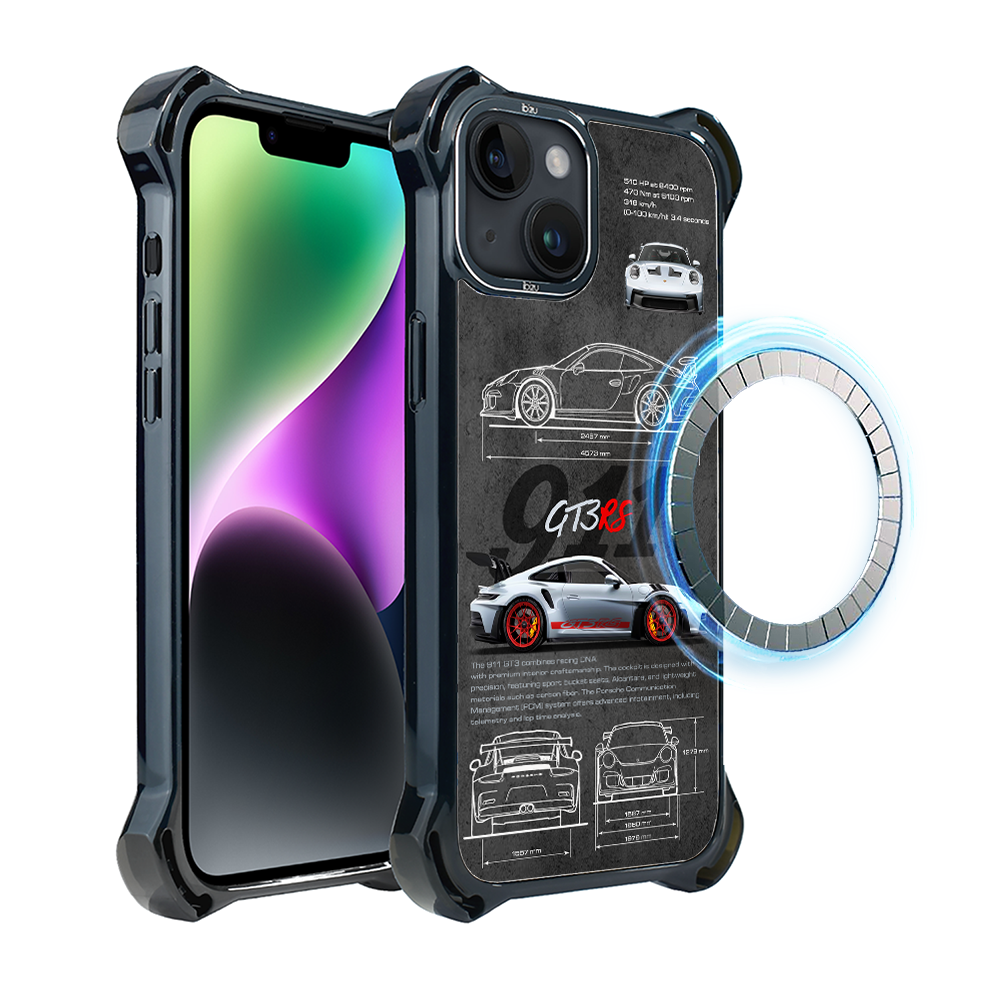 Hülle Für Iphone 14 Plus Ibizu Dropguard Ultra Mit Magsafe, Techdrive, 911 Gt3 Rs