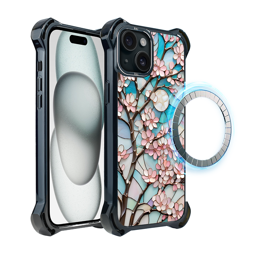 Iphone 15 Plus Ibizu Dropguard Ultra Hülle Mit Magsafe, Glasfarben, Mondkirsche