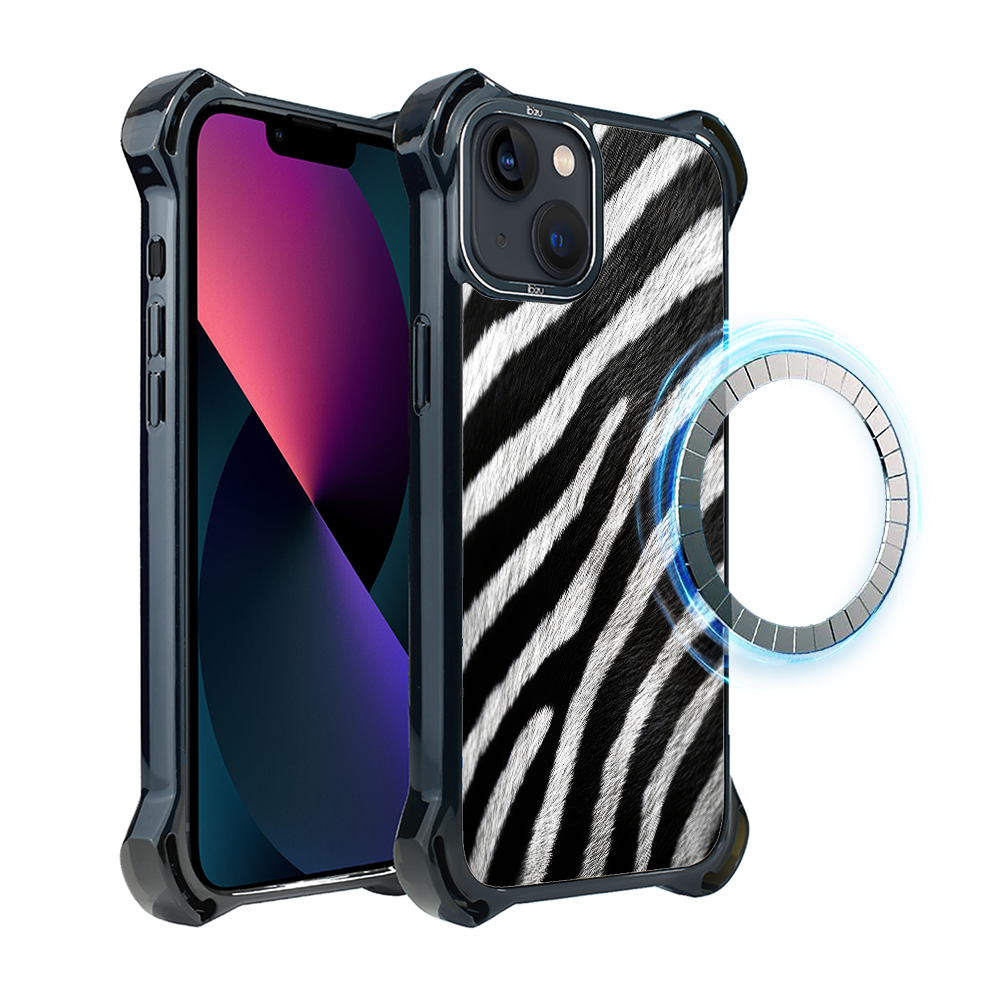 Iphone 13 Ibizu Dropguard Ultra Hülle Mit Magsafe, Nature's Call, Zebra