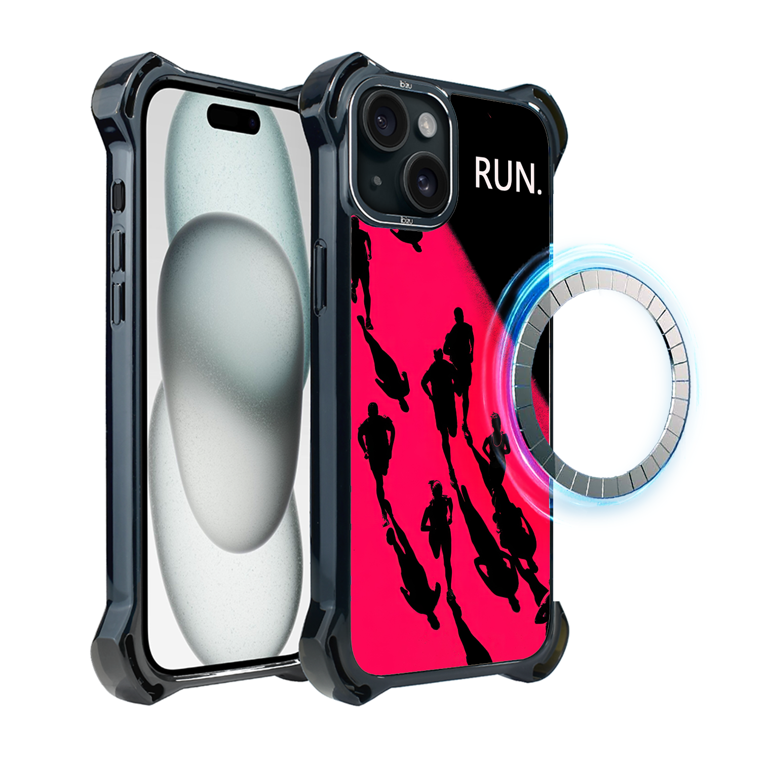 Iphone 15 Ibizu Dropguard Ultra Hülle Mit Magsafe, Move, Night Marathon