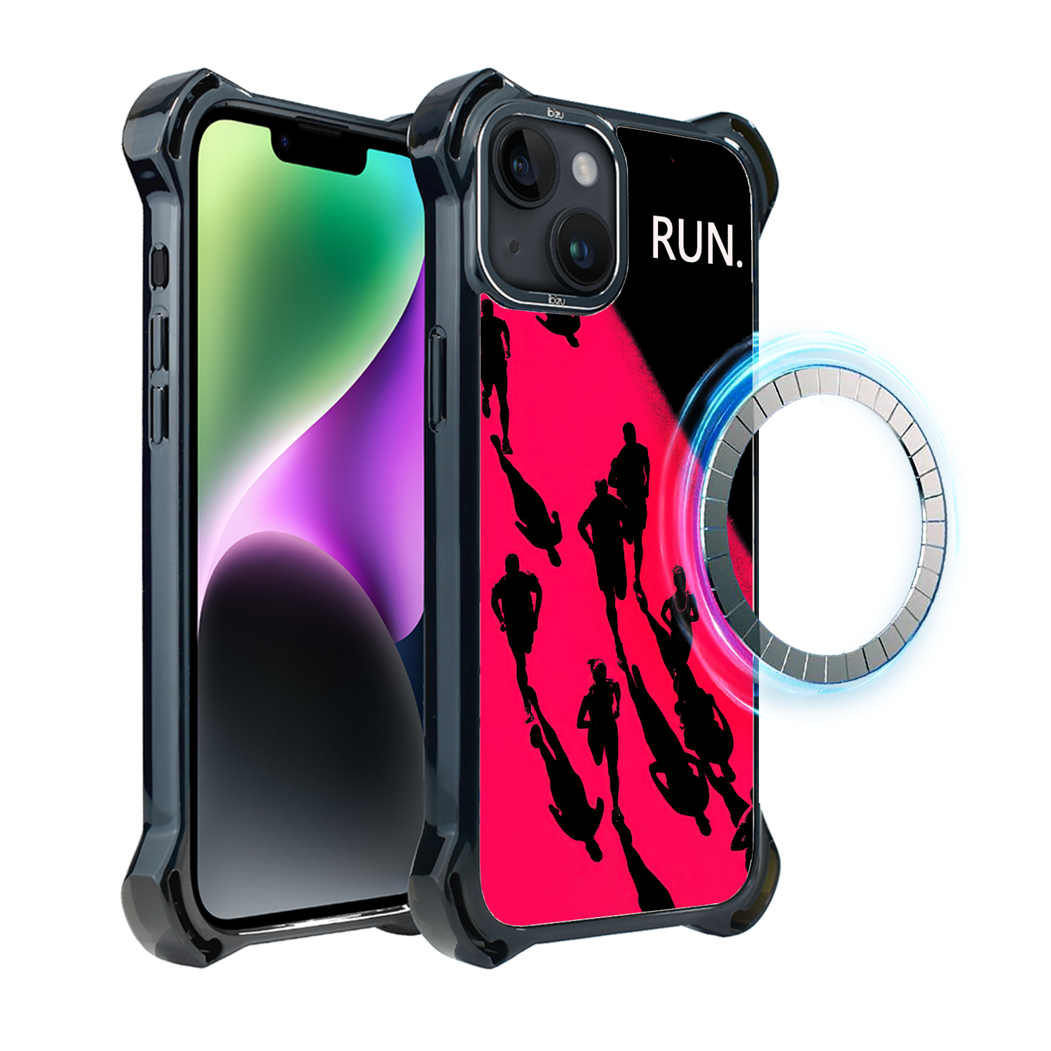 Iphone 14 Ibizu Dropguard Ultra Hülle Mit Magsafe, Move, Night Marathon