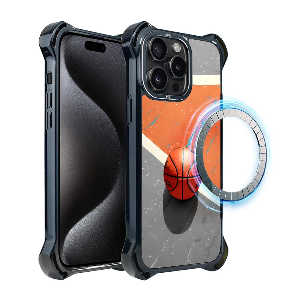 Iphone 15 Pro Max Ibizu Dropguard Ultra Hülle Mit Magsafe, Move, Basketball