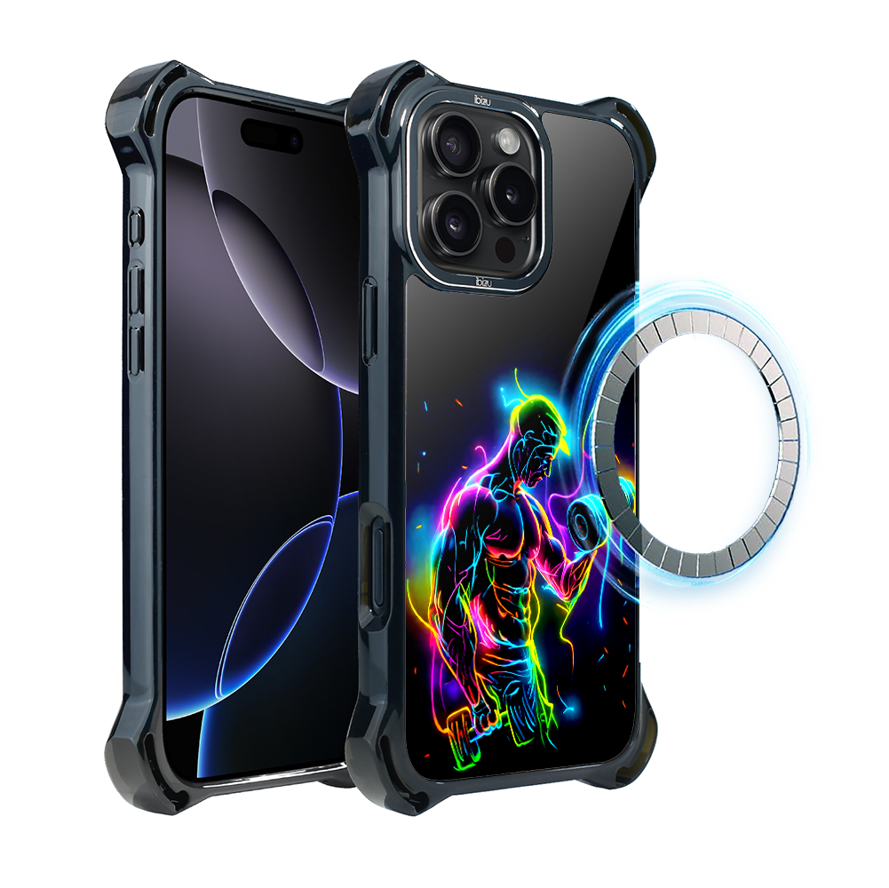 Hülle Für Iphone 16 Pro Ibizu Dropguard Ultra Mit Magsafe, Electromove, Da Ist Power
