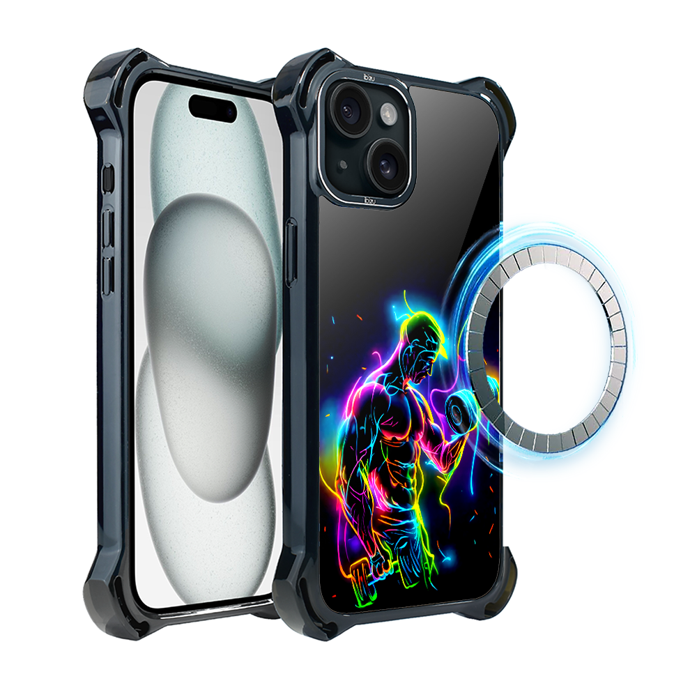 Hülle Für Iphone 15 Ibizu Dropguard Ultra Mit Magsafe, Electromove, Da Ist Power