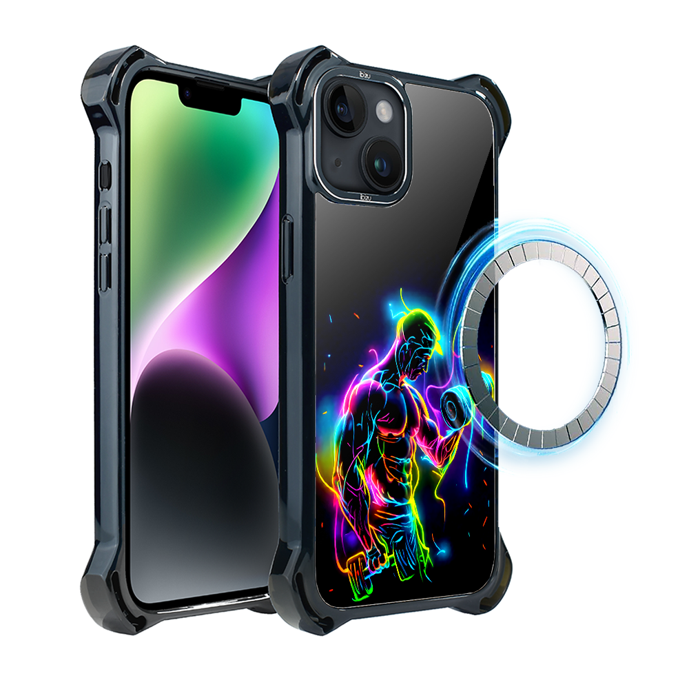 Hülle Für Iphone 14 Plus Ibizu Dropguard Ultra Mit Magsafe, Electromove, Da Ist Power