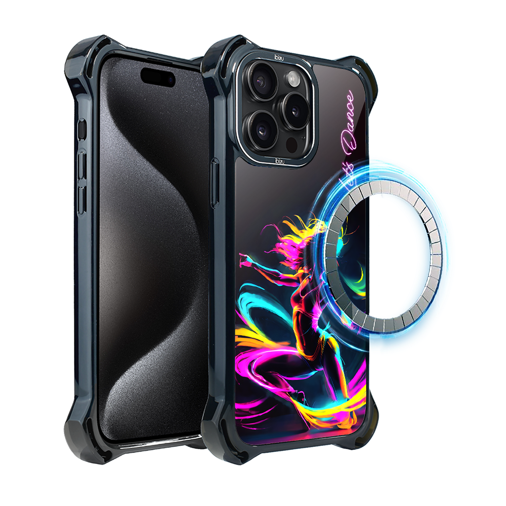Iphone 15 Pro Max Ibizu Dropguard Ultra Hülle Mit Magsafe, Electromove, Dance Beat