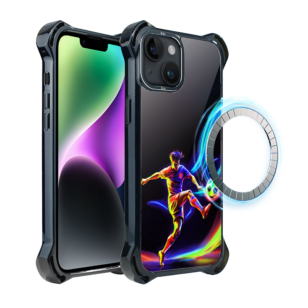 Iphone 14 Plus Ibizu Dropguard Ultra Hülle Mit Magsafe, Electromove, Im Rhythmus Des Fußballs