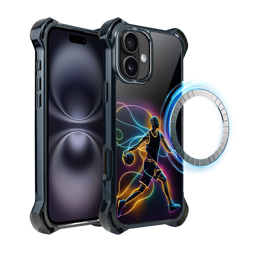 Iphone 16 Ibizu Dropguard Ultra Case Mit Magsafe, Electromove, Basketball Spirit