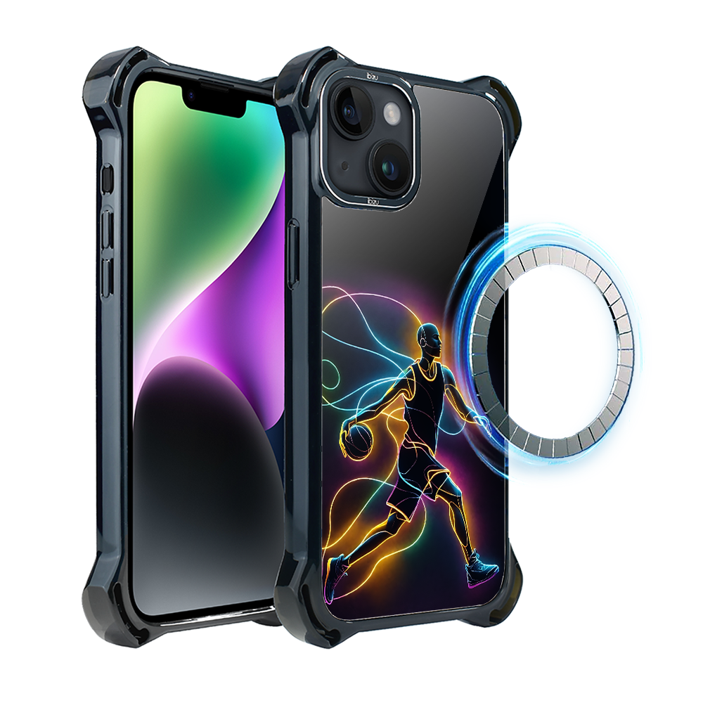 Iphone 14 Ibizu Dropguard Ultra Case Mit Magsafe, Electromove, Basketball Spirit