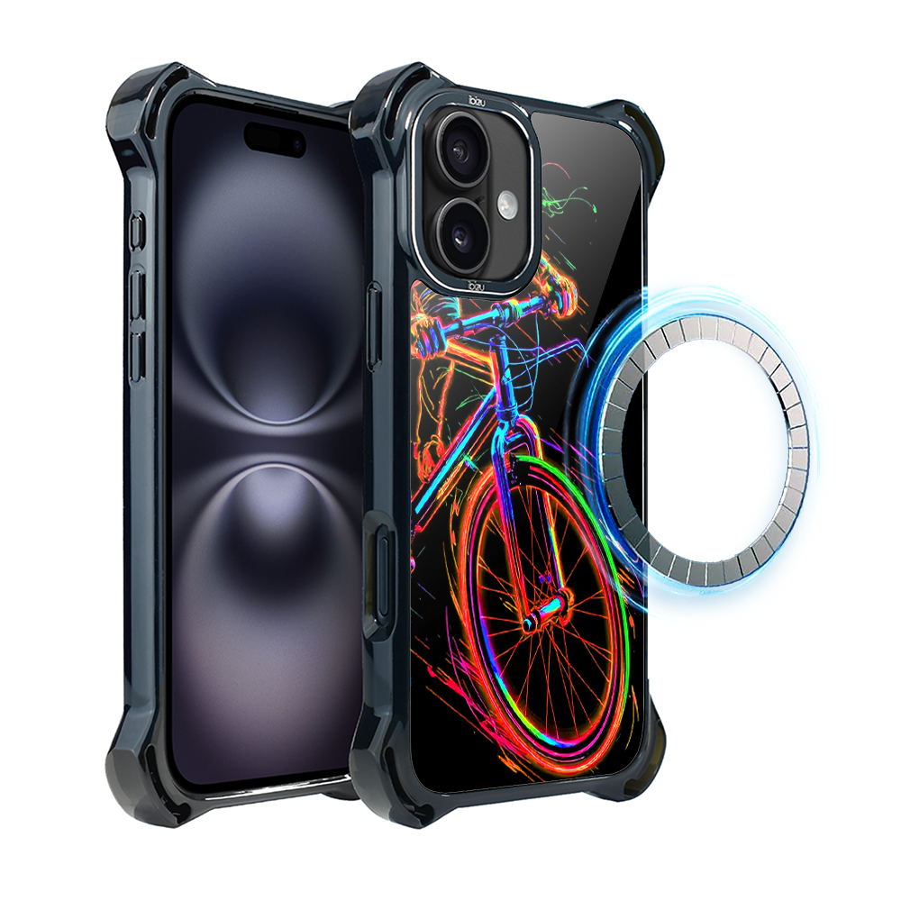 Iphone 16 Ibizu Dropguard Ultra Hülle Mit Magsafe, Electromove, Fahrradvibration