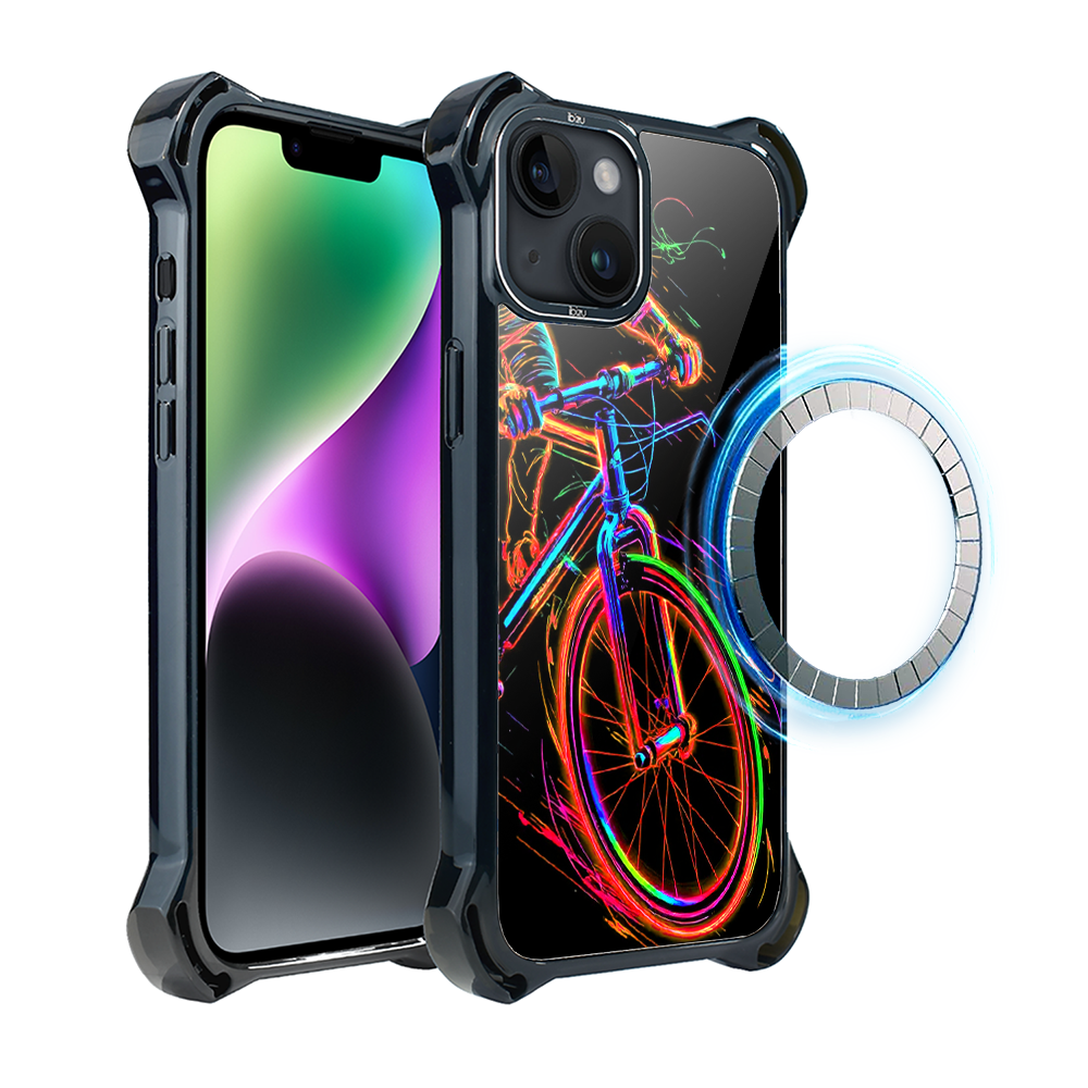 Iphone 14 Ibizu Dropguard Ultra Hülle Mit Magsafe, Electromove, Fahrradvibration