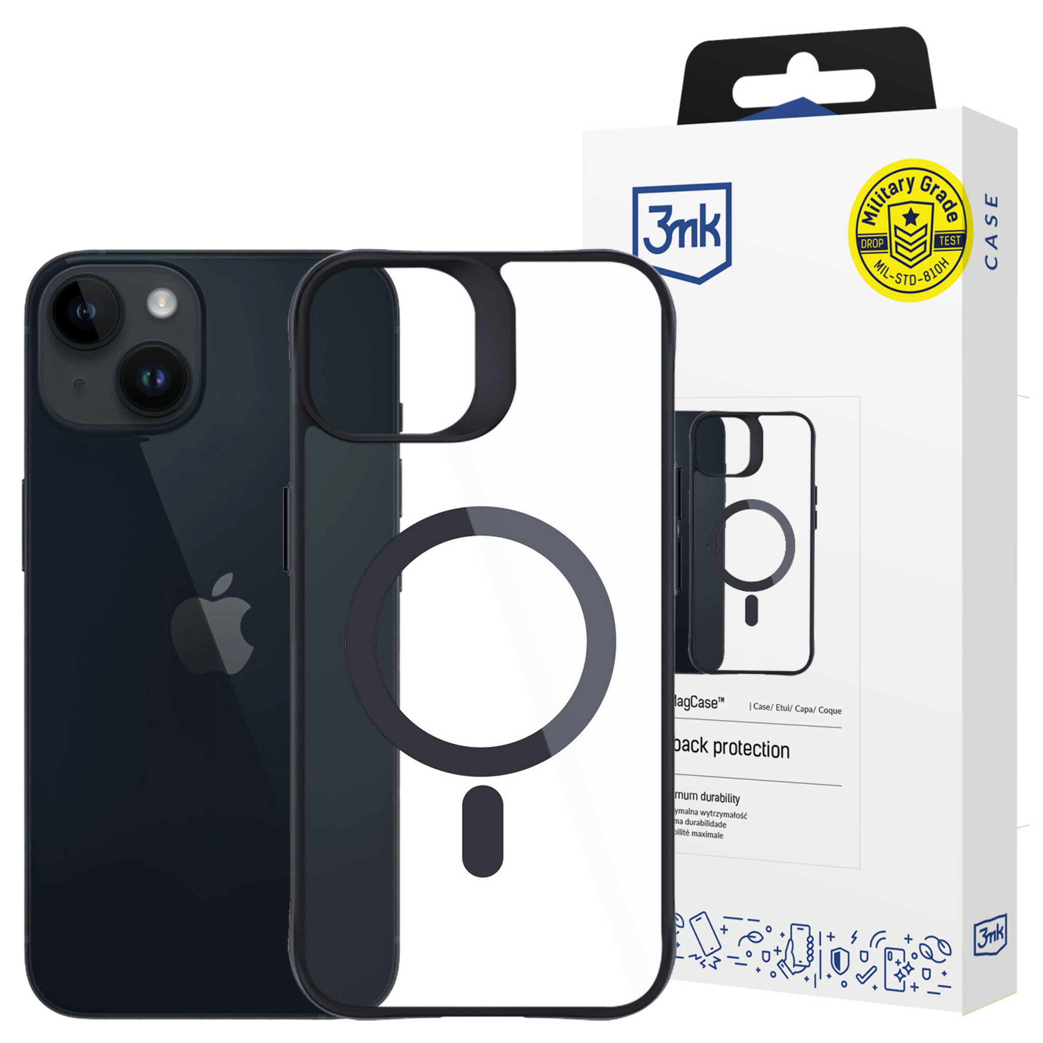 Apple Iphone 13/14 - 3mk Satin Armor Magcase