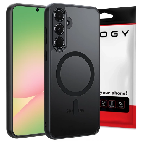 Samsung Galaxy A56 5g Schutzhülle Alogy Matte Hybridmag™️ Hülle Für Magsafe, Mattschwarz