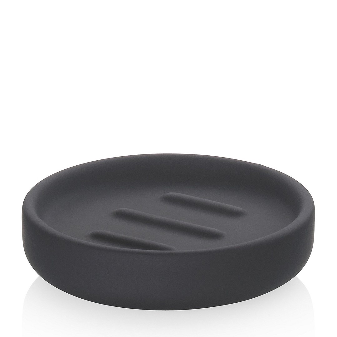 Kela-seifenschale Schwarz Sana