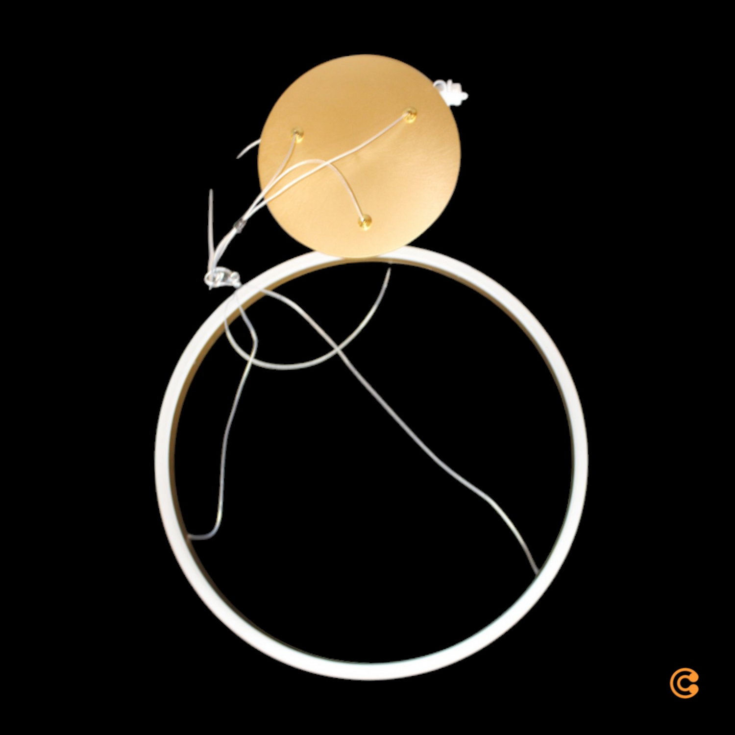 [gebraucht] B-ware Paul Neuhaus Hängelampe Pendelleuchte Led Kaffee Braun Hoop Höhenverstellbar