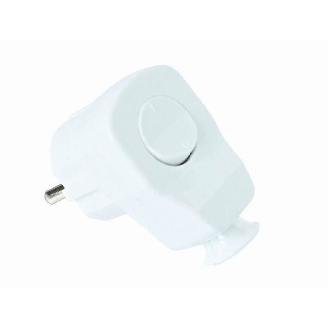 Winkelstecker Mit Schalter 10/16a 2p+z Uni-schuko Ip20 Weiß 9002215
