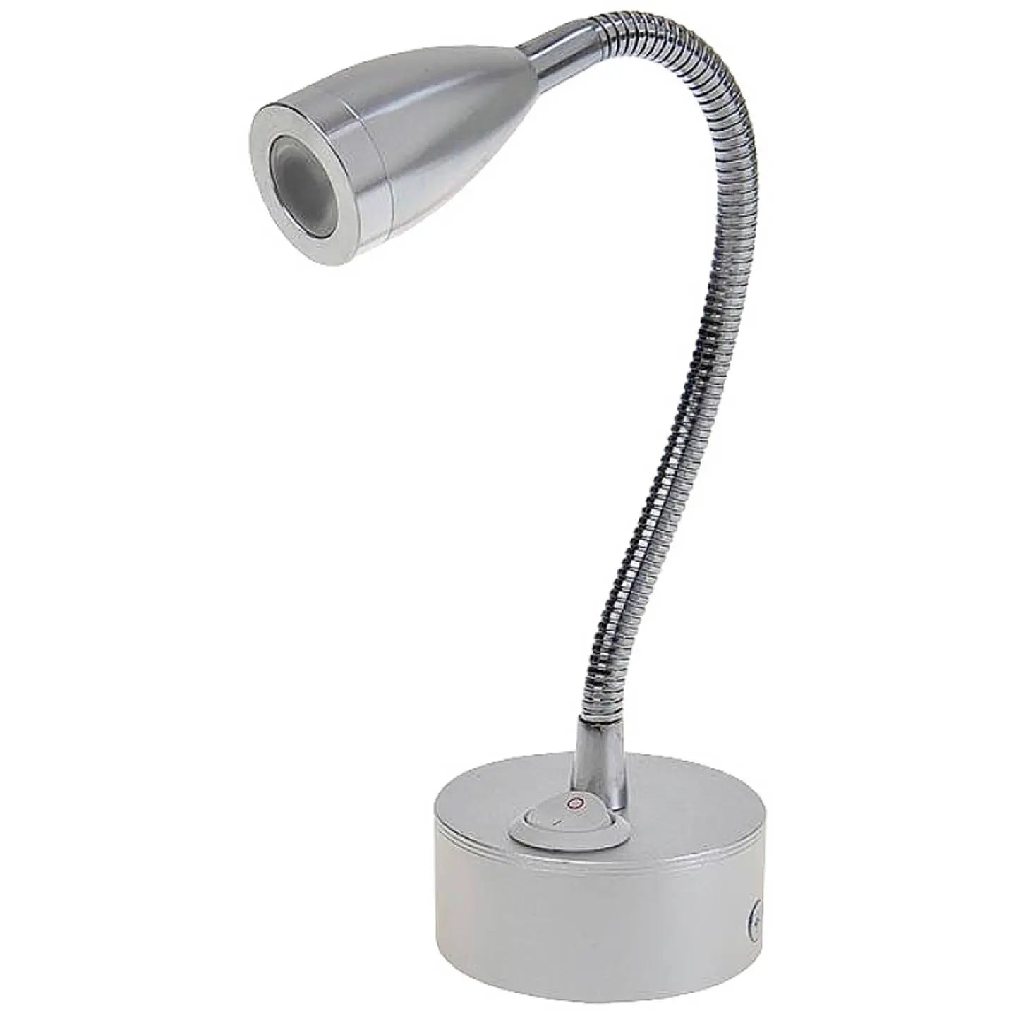 [neuwertig] B-ware Pro Plus Innenraumleuchte Led Aufbauleuchte Leselampe Schwanenhals Silber