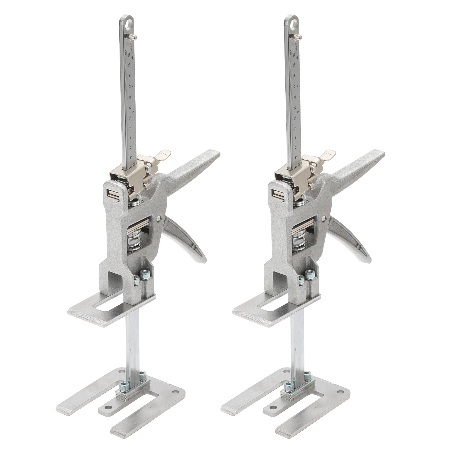 Randaco Möbelheber 2er Set, Arbeitssparender Hebearm Höhenversteller, Montagehilfe Mit Schnell- Und Feinabsenkung Für Möbel Türen Platten